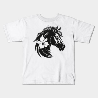 Horse head t-shirt Kids T-Shirt